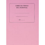 Libro de firmas del personal semanal