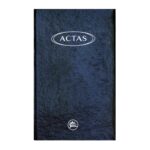 Libro de actas — Oficio — Tapa dura — 200 folios