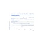 Constancia de certificado de estudio en trámite