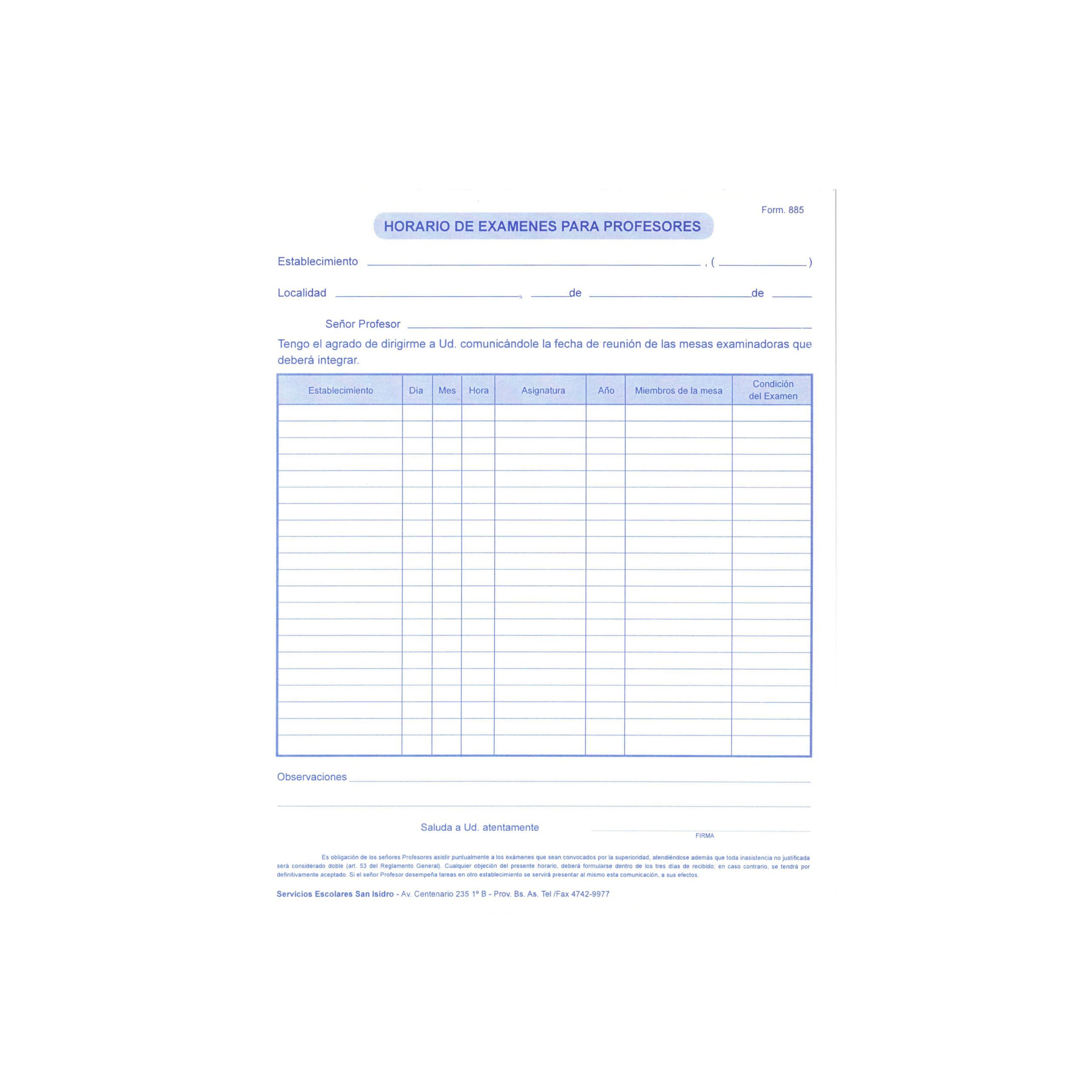 ServiciosEscolares_Alta_HorarioDeExamenParaProfesores Horario de exámenes para profesores - Imagen 1