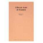 Libro de actas de examen — Tapa flexible